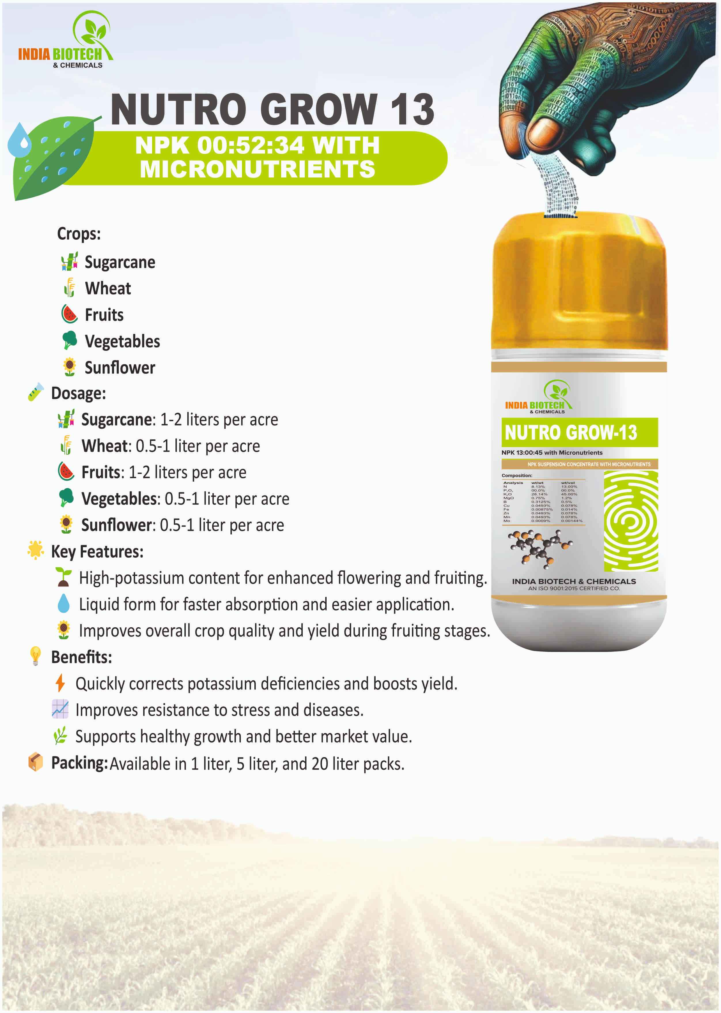 Nutro Grow 13