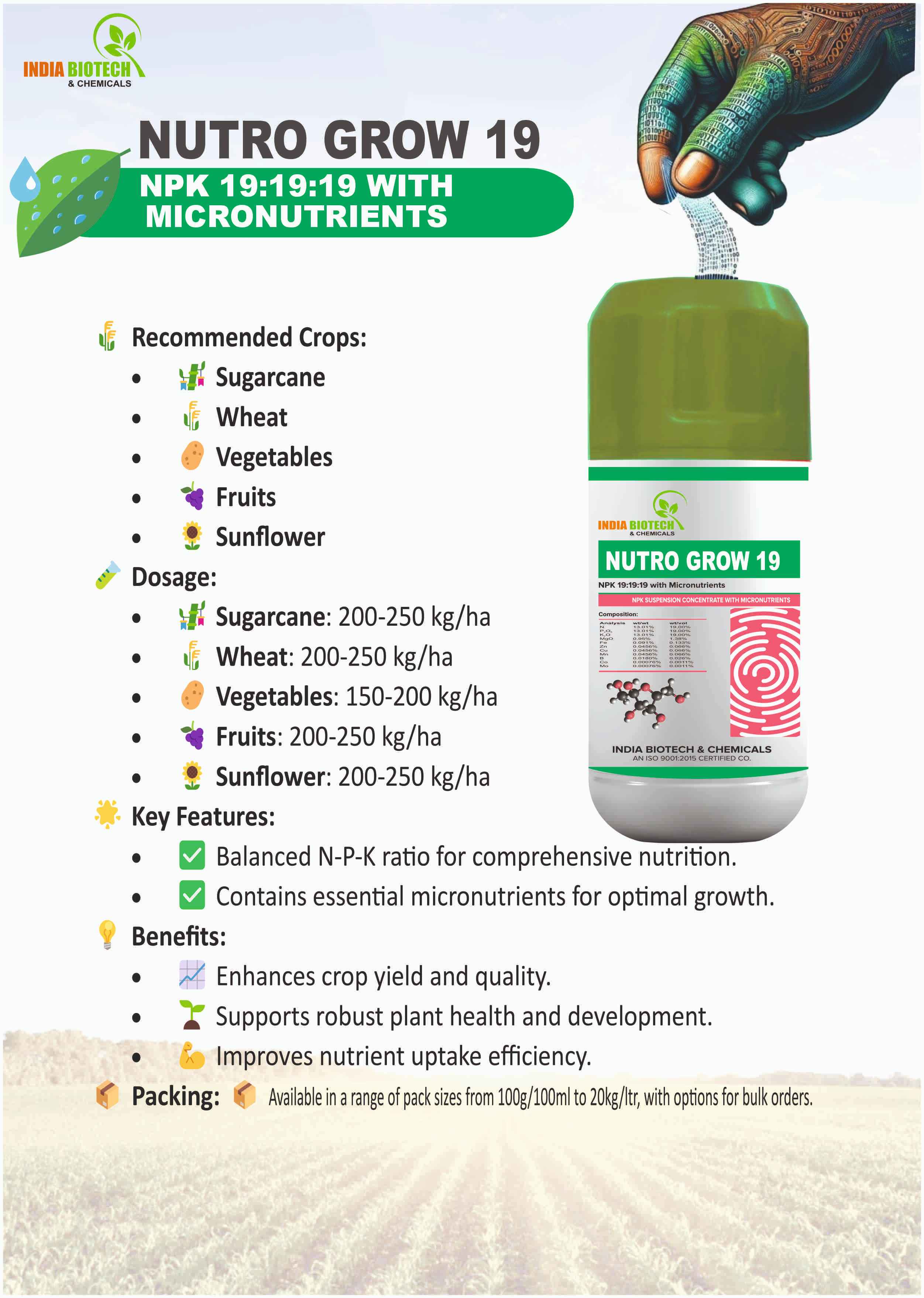 Nutro Grow 19